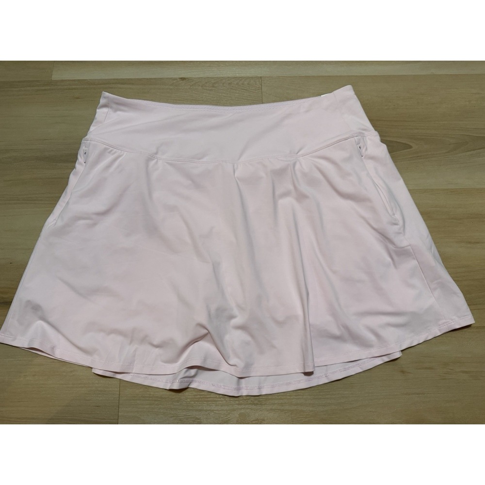 Calia Women's Light Pink 15" Eagle‎ Skort Size XXL Golf Skirt With Shorts